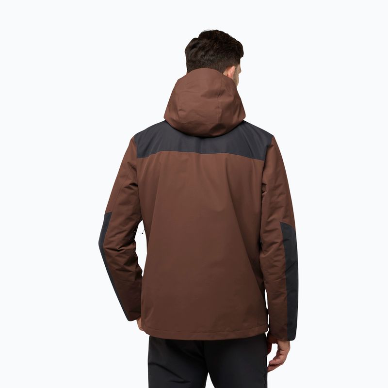 Vyriška striukė 3in1 Jack Wolfskin Jasper 3In1 hot choc 3