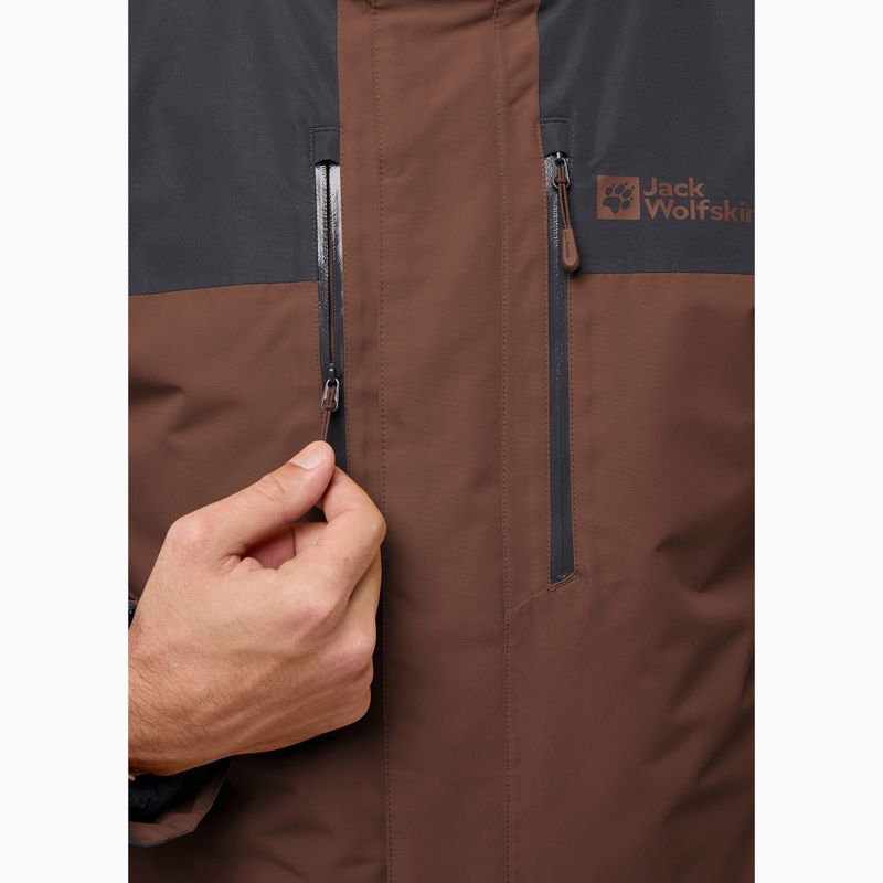 Vyriška striukė 3in1 Jack Wolfskin Jasper 3In1 hot choc 14