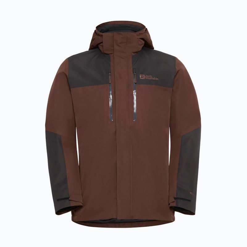 Vyriška striukė 3in1 Jack Wolfskin Jasper 3In1 hot choc 19