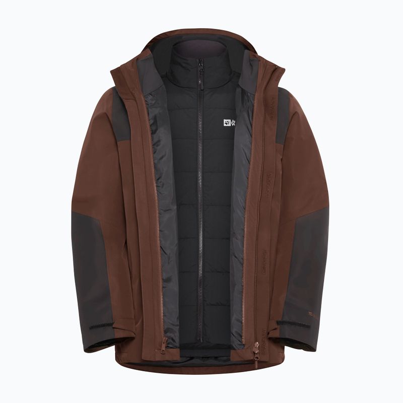 Vyriška striukė 3in1 Jack Wolfskin Jasper 3In1 hot choc 21