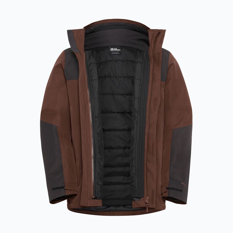 Vyriška striukė 3in1 Jack Wolfskin Jasper 3In1 hot choc 22