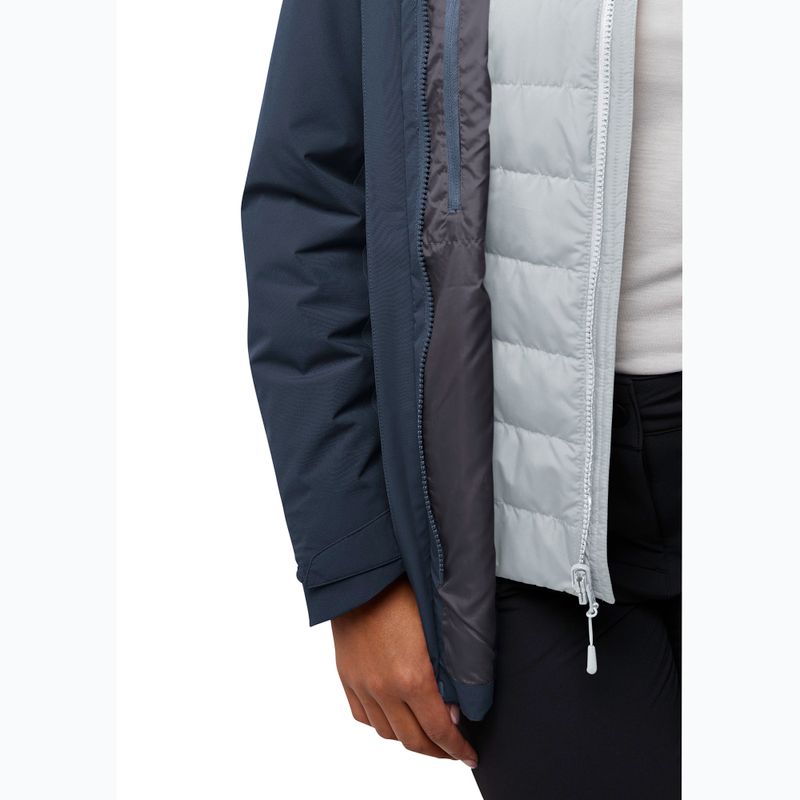 Moteriška 3in1 striukė Jack Wolfskin Hunberg 3In1 midnight sky 11