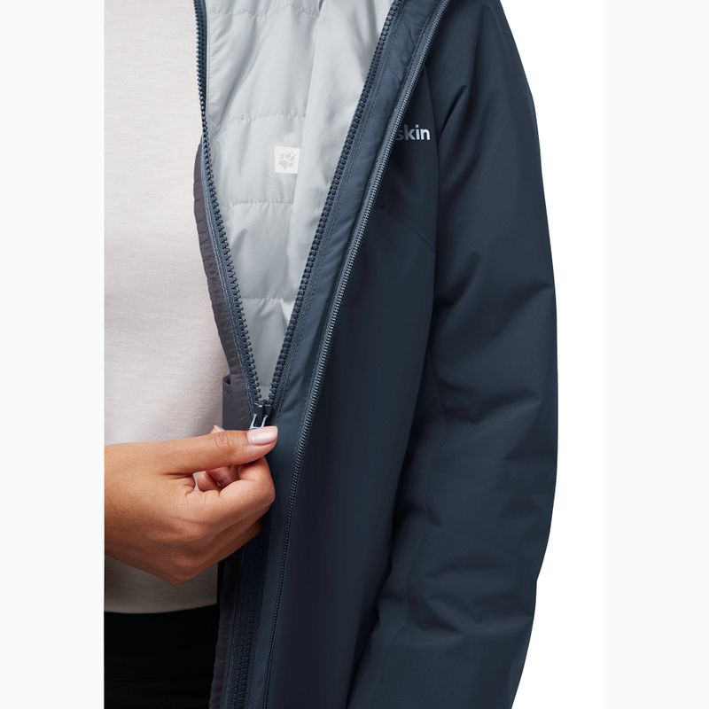 Moteriška striukė 3in1 Jack Wolfskin Hunberg 3In1 midnight sky 12