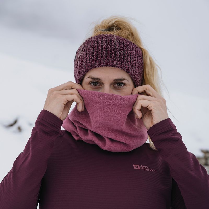 Moteriški termoaktyvūs marškinėliai Jack Wolfskin Infinite Warm amaranth 6