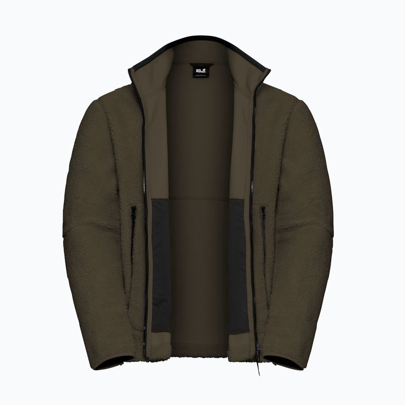 Vyriškas flisinis džemperis Jack Wolfskin Stone Lite obsidian moss 9