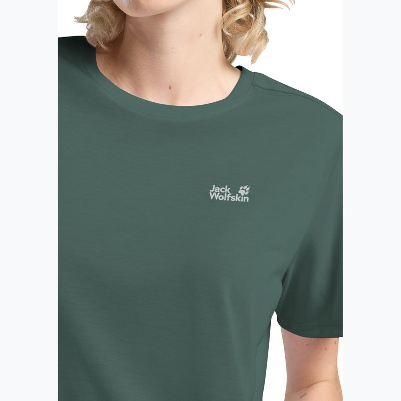 Moteriški žygio marškinėliai Jack Wolfskin Vonnan sago palm 4