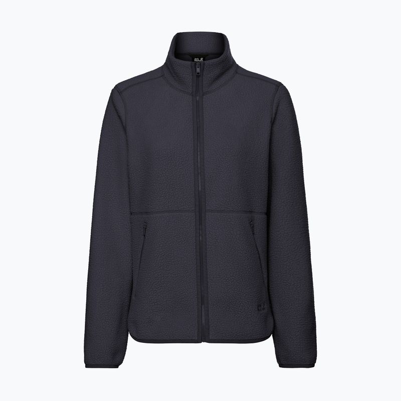 Moteriškas flisinis džemperis Jack Wolfskin Lite Curl Full Zip dark navy 7