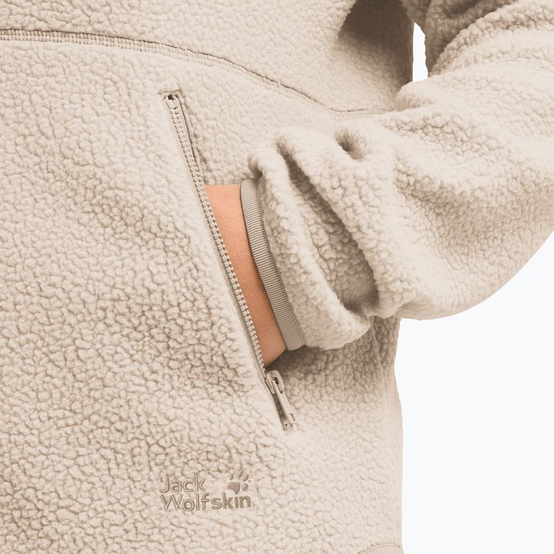 Moteriškas flisinis džemperis Jack Wolfskin Lite Curl Full Zip oyster 6