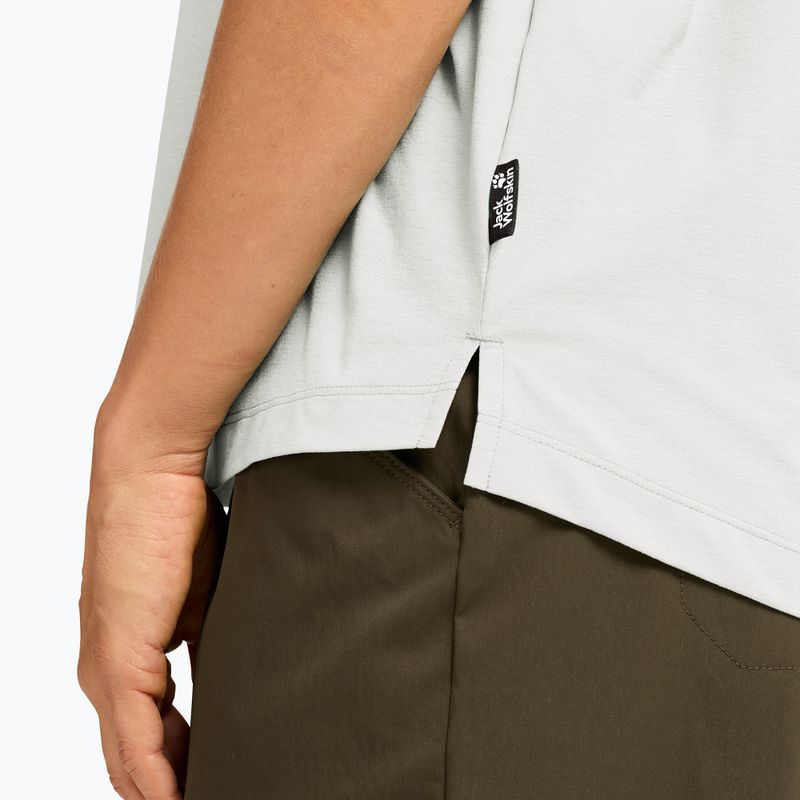 Moteriški žygio marškinėliai Jack Wolfskin Travel T stark white 4
