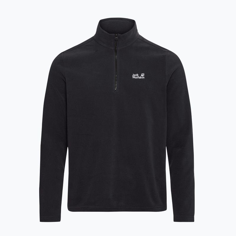 Vyriškas flisinis džemperis Jack Wolfskin Taunus 100 Half Zip black 5
