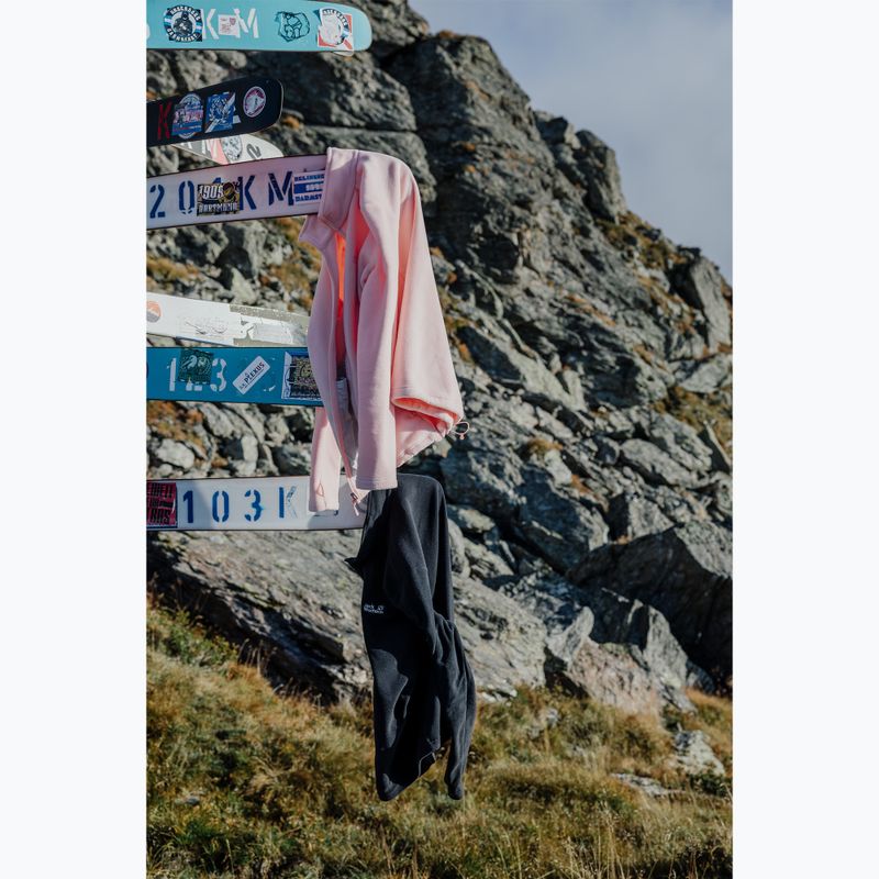 Vyriškas flisinis džemperis Jack Wolfskin Taunus 100 Half Zip black 12