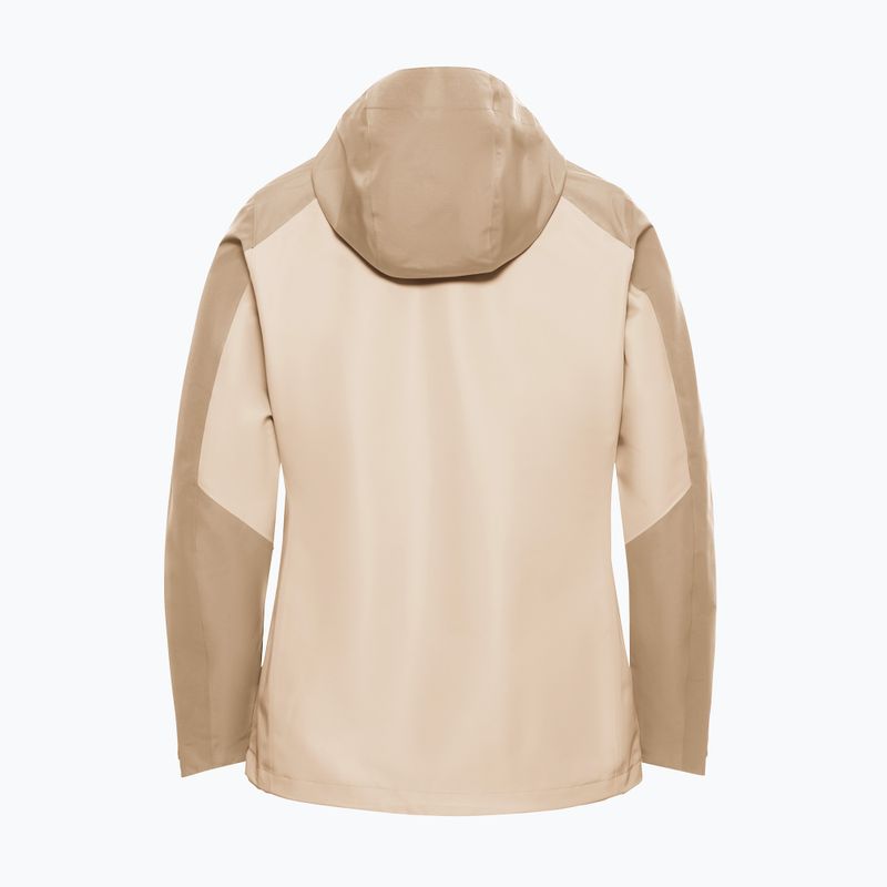 Moteriška striukė nuo lietaus Jack Wolfskin Wildbound 2L oyster 9
