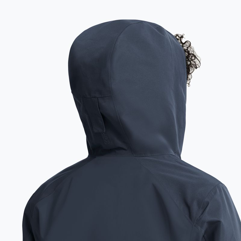 Moteriška striukė nuo lietaus Jack Wolfskin Wildbound 2L midnight sky 5