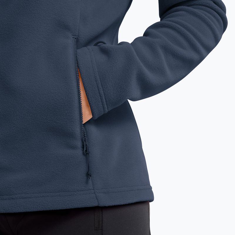 Moteriškas flisinis džemperis Jack Wolfskin Taunus 100 Full Zip midnight sky 5
