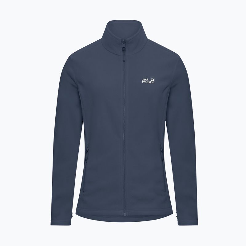 Moteriškas flisinis džemperis Jack Wolfskin Taunus 100 Full Zip midnight sky 7