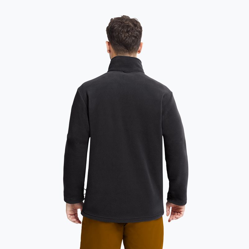 Vyriškas flisinis džemperis Jack Wolfskin Taunus 200 Full Zip black 3