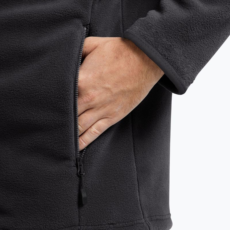 Vyriškas flisinis džemperis Jack Wolfskin Taunus 200 Full Zip black 6