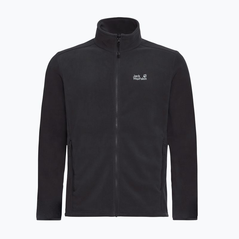Vyriškas flisinis džemperis Jack Wolfskin Taunus 200 Full Zip black 7