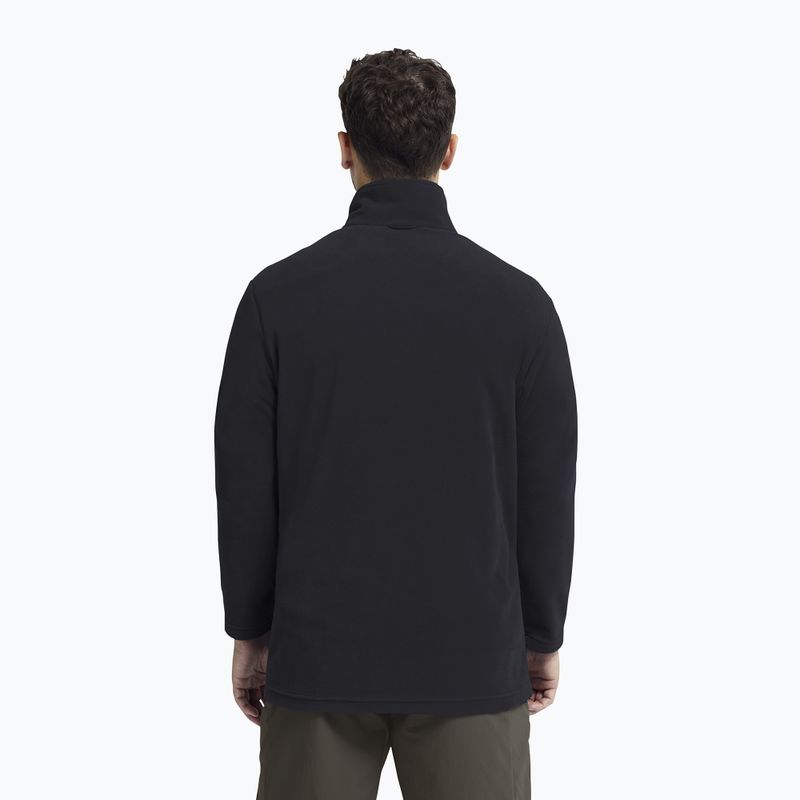 Vyriškas flisinis džemperis Jack Wolfskin Taunus 100 Full Zip black 3