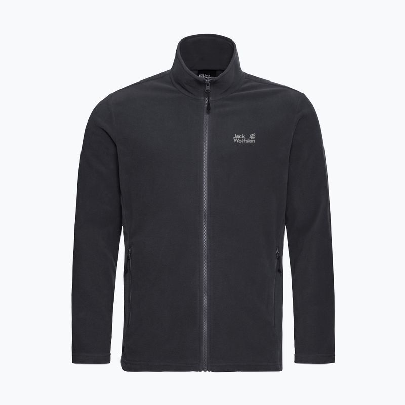 Vyriškas flisinis džemperis Jack Wolfskin Taunus 100 Full Zip black 7