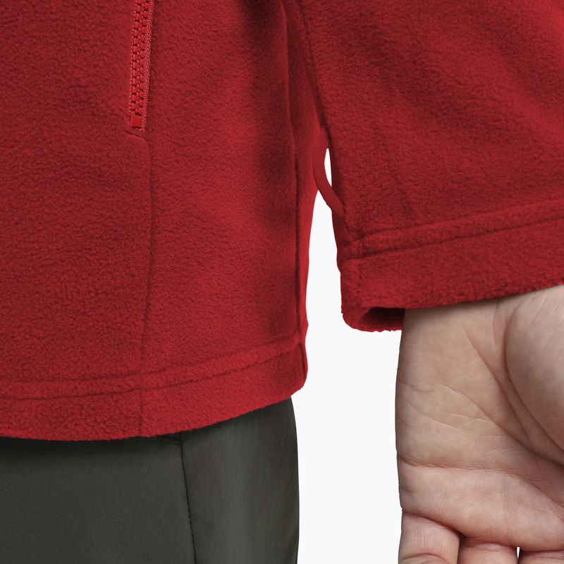 Vyriškas flisinis džemperis Jack Wolfskin Taunus 100 Full Zip siren red 6