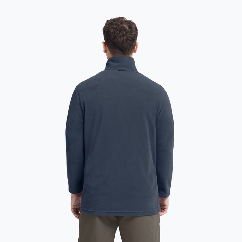 Vyriškas flisinis džemperis Jack Wolfskin Taunus 100 Full Zip midnight sky 3