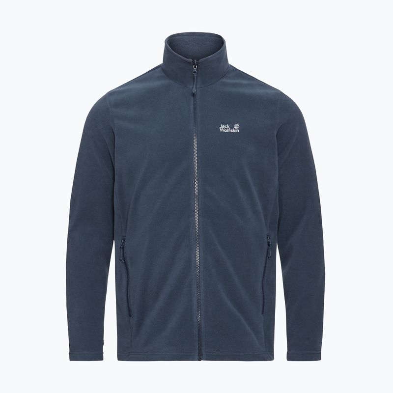 Vyriškas flisinis džemperis Jack Wolfskin Taunus 100 Full Zip midnight sky 7