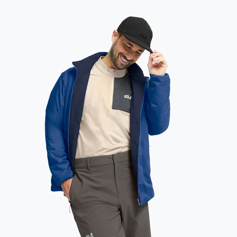 Vyriška pašiltinta striukė Jack Wolfskin Trail Light Ins 2IN1 blue orchid 5