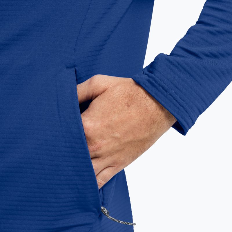 Vyriškas trekingo džemperis  Jack Wolfskin Litestride Full Zip blue orchid 5