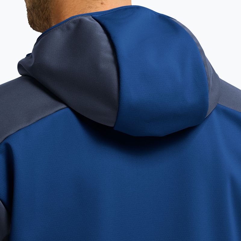 Vyriška softshell striukė Jack Wolfskin Skyvail blue orchid 5