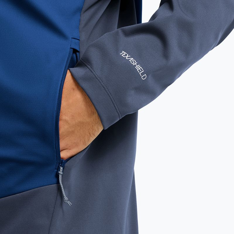 Vyriška softshell striukė Jack Wolfskin Skyvail blue orchid 6