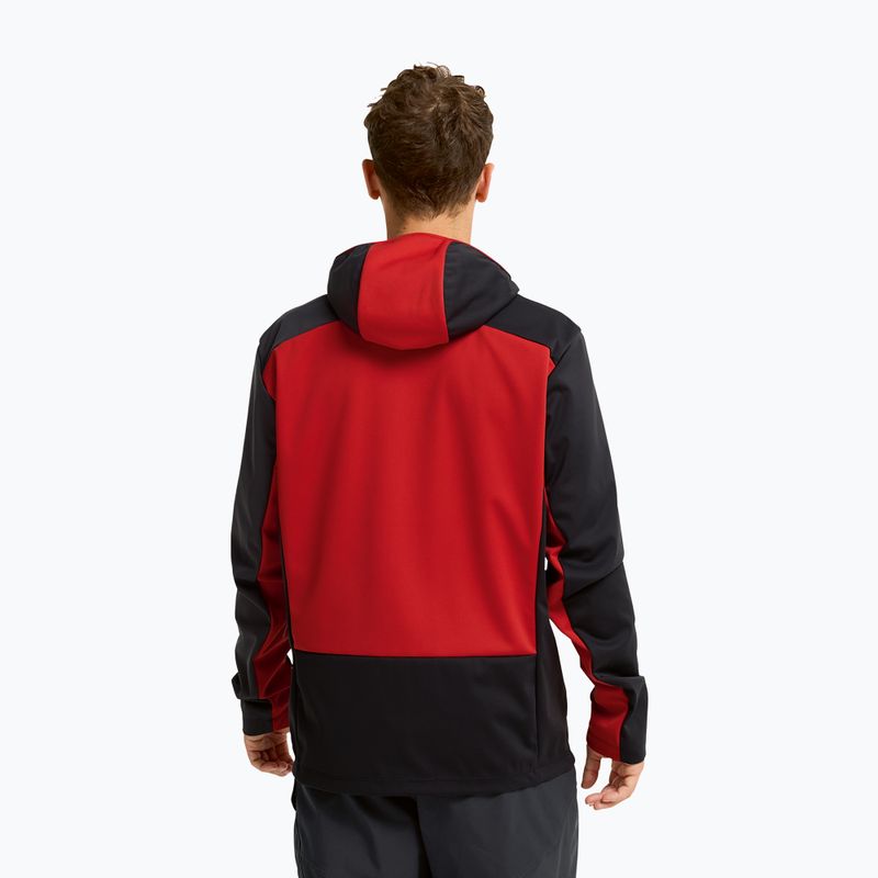 Vyriška softshell striukė Jack Wolfskin Skyvail siren red 3