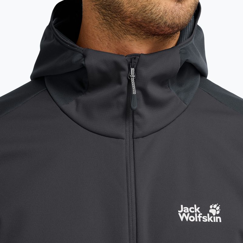 Vyriška softshell striukė Jack Wolfskin Skyvail phantom 4