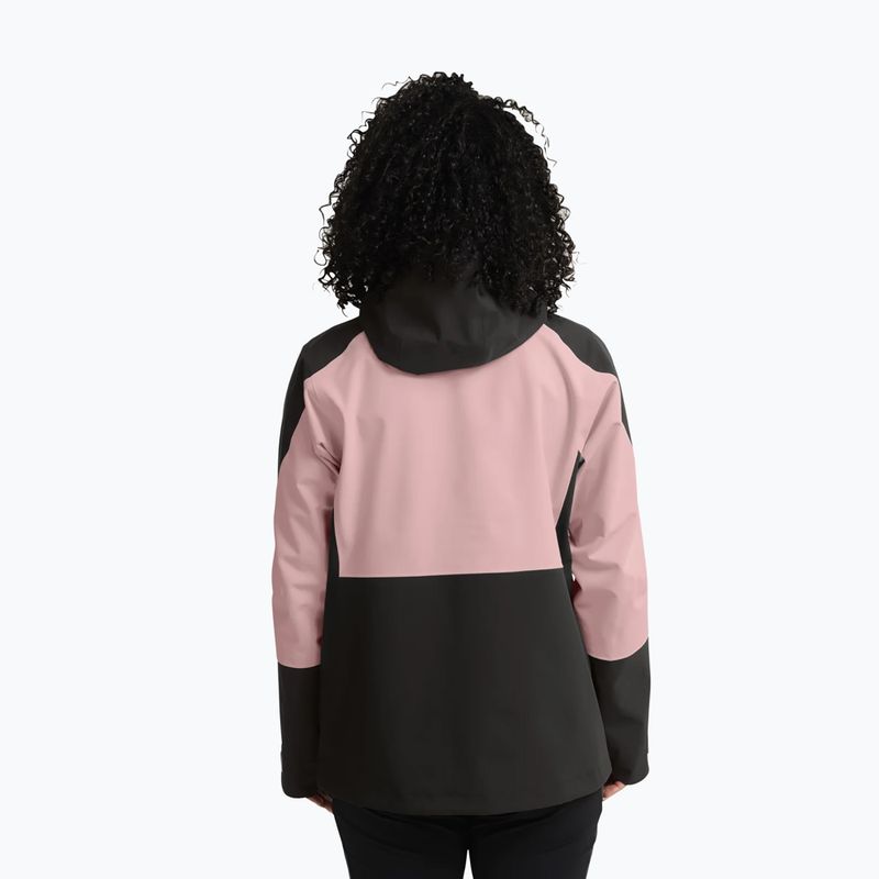 Moteriška lietpaltinė striukė Jack Wolfskin Rockpaw 3L rosegarden 3