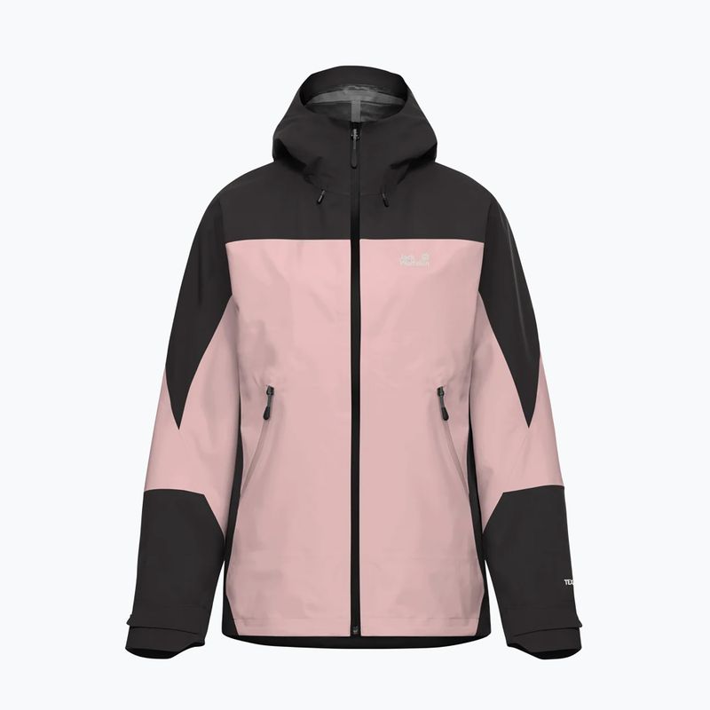 Moteriška striukė nuo lietaus Jack Wolfskin Rockpaw 3L rosegarden 7