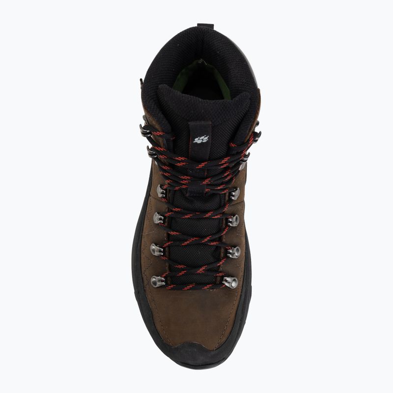 Vyriški turistiniai batai Jack Wolfskin Apex Hike Pro Leather Texapore Mid fawn 5