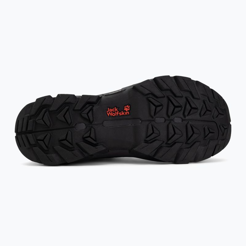 Vyriški turistiniai batai Jack Wolfskin Apex Hike Texapore Mid obsidian moss 4