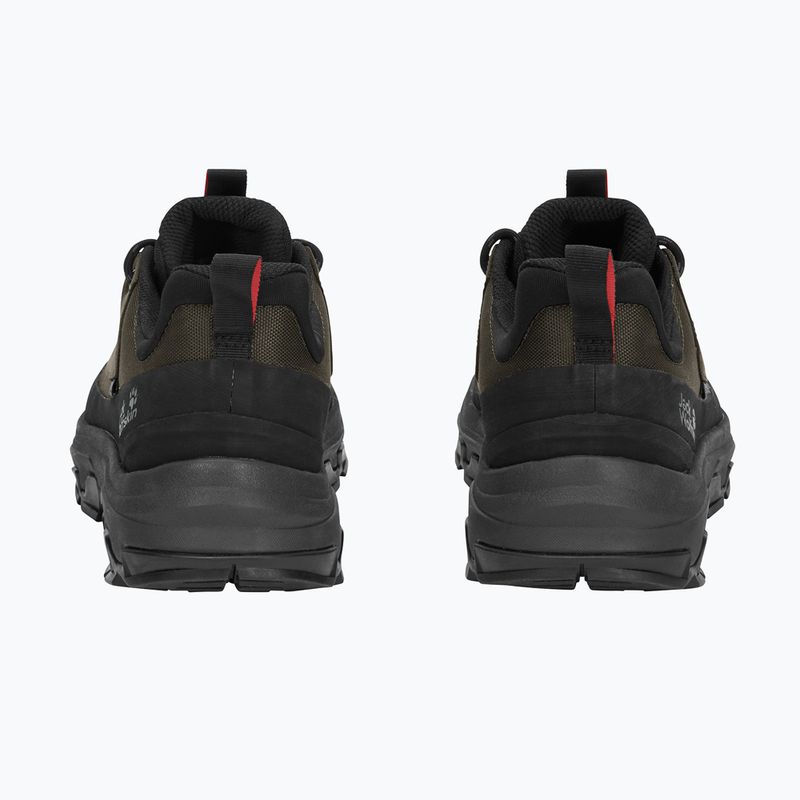 Vyriški žygio batai Jack Wolfskin Apex Hike Texapore Low obsidian moss 3