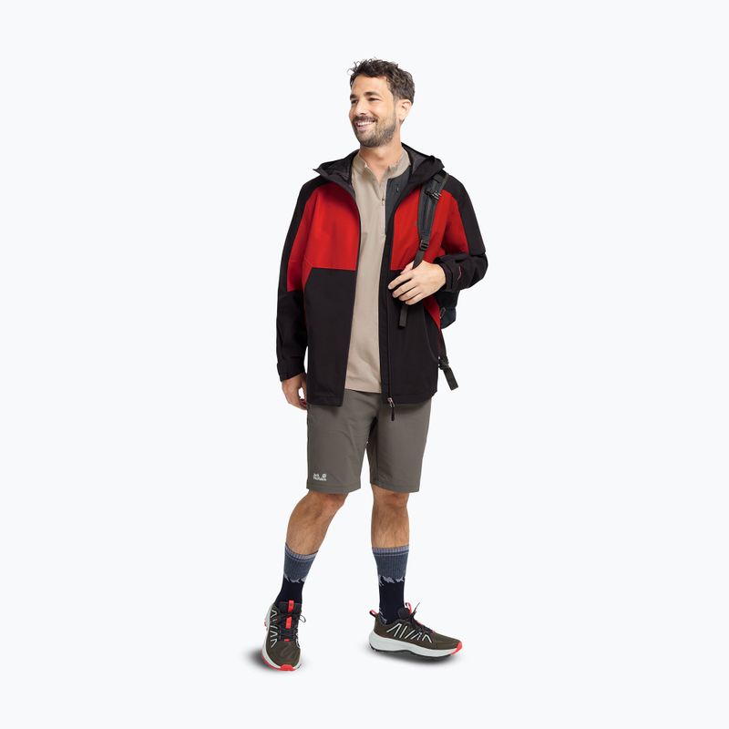 Vyriški turistiniai batai Jack Wolfskin Wild Hike Low obsidian moss 5