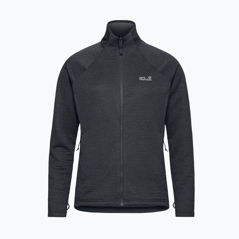 Moteriškas flisinis džemperis Jack Wolfskin Anytrail Full Zip phantom 7