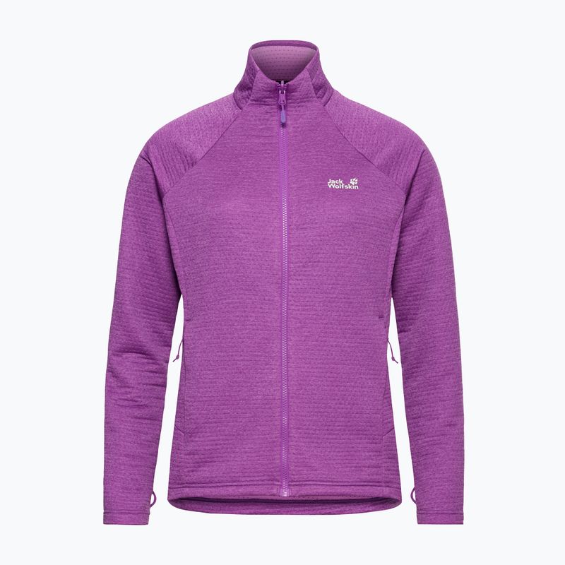 Moteriškas flisinis džemperis Jack Wolfskin Anytrail Full Zip freesia 7