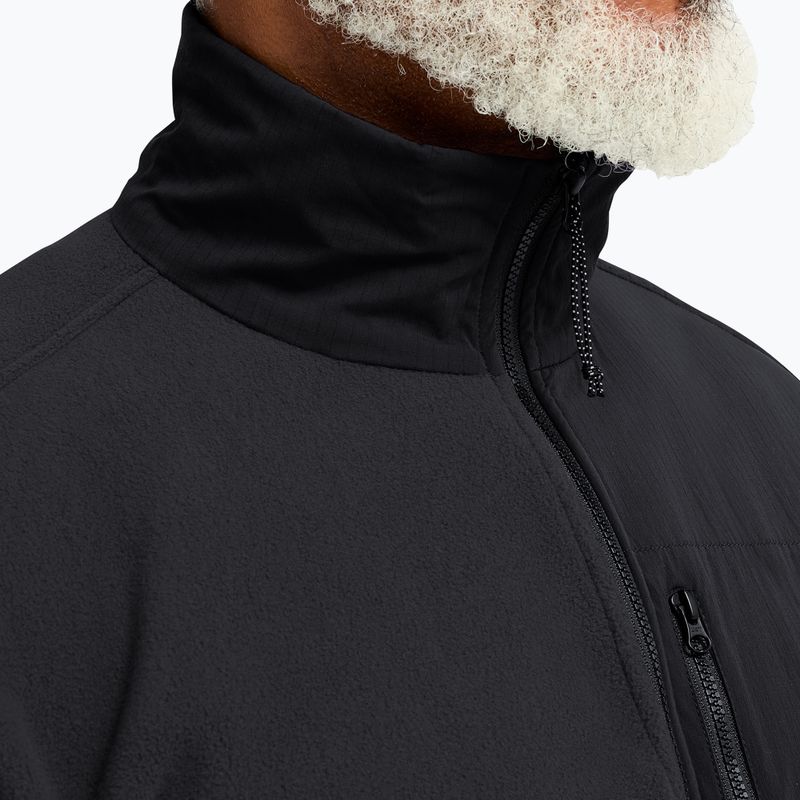 Vyriškas flisinis džemperis Jack Wolfskin Sumetro Full Zip black 4