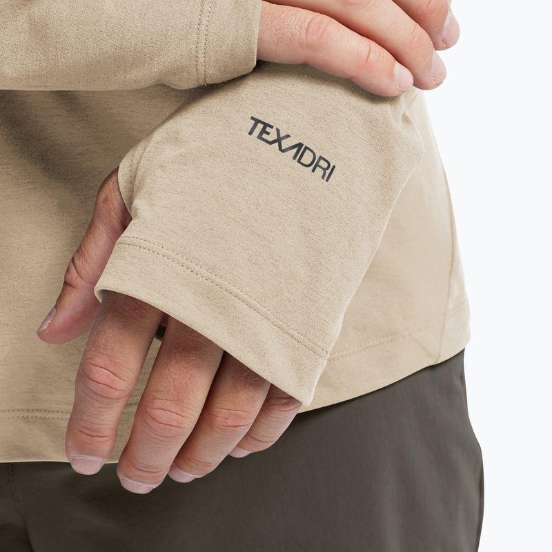 Vyriškas trekingo džemperis  Jack Wolfskin Sucol Hoody oyster 4