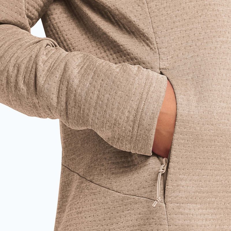 Moteriškas flisinis džemperis Jack Wolfskin Anytrail Full Zip oat 6