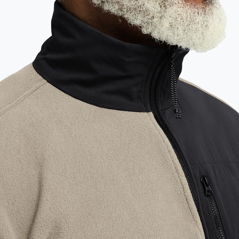 Vyriškas flisinis džemperis Jack Wolfskin Sumetro Full Zip oyster 4