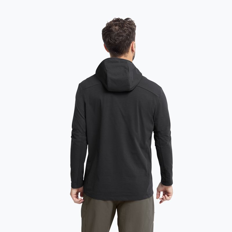 Vyriškas trekingo džemperis  Jack Wolfskin Sucol Hoody black 3