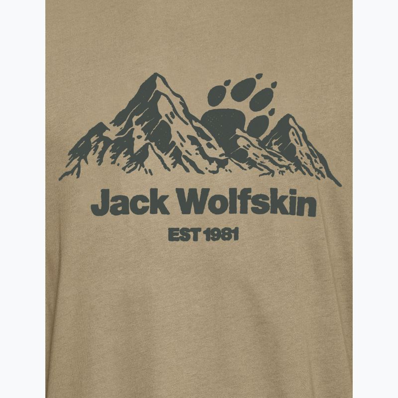 Vyriški marškinėliai Jack Wolfskin Carefree hazel wood 7