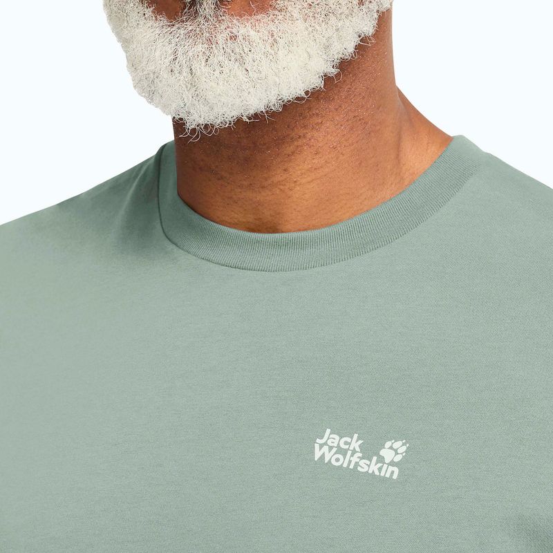 Vyriški marškinėliai Jack Wolfskin Essential green zinnia 4