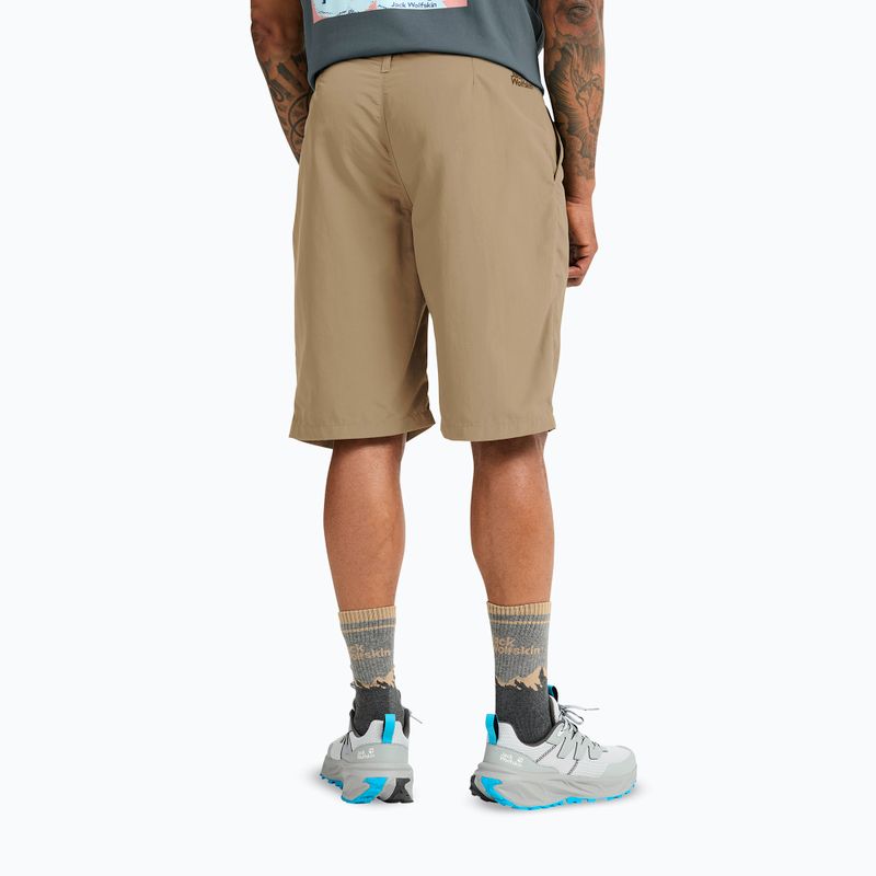 Vyriški trekingo šortai Jack Wolfskin Duneland hazel wood 3