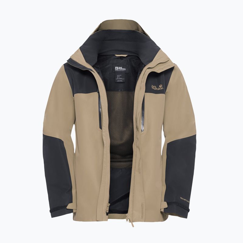 Vyriška lietpaltė Jack Wolfskin Jasper 2L hazel wood 9